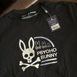Psycho Bunny Black Graphic T-Shirt